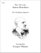 Three Pieces by Anton Bruckner P.O.D. cover